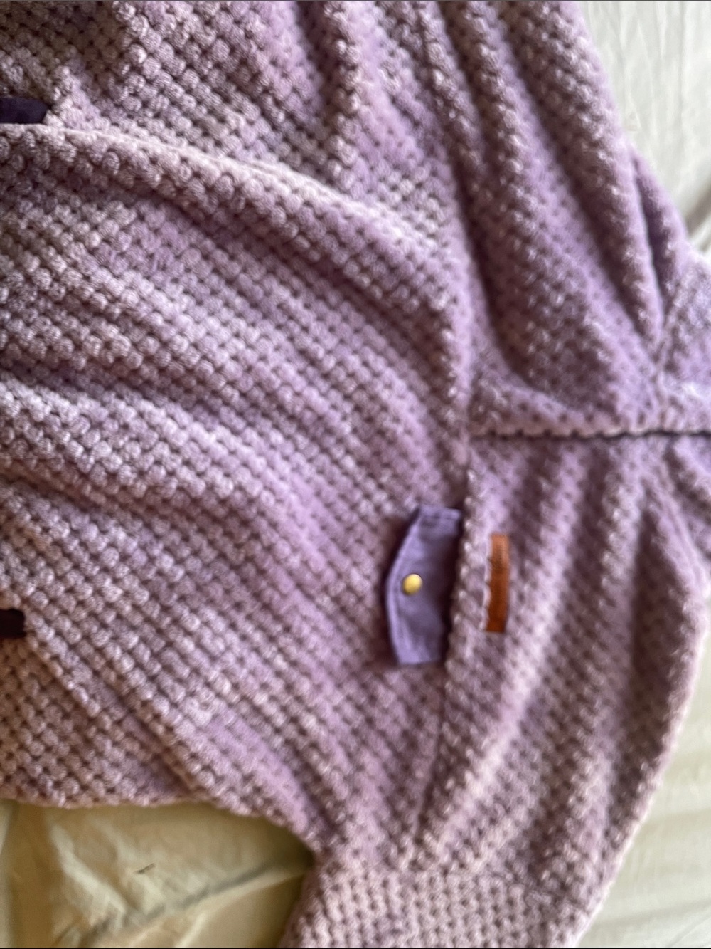 Simply Southern Lavender Textured Knit Jacket for women